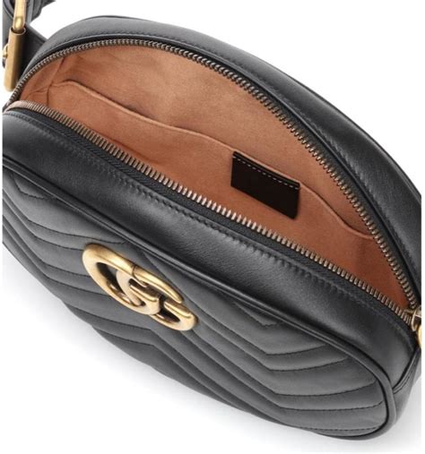 marsupio gucci gg 196|Marsupio Gucci Marsupio GG Oval Marmont Nero For Sale at .